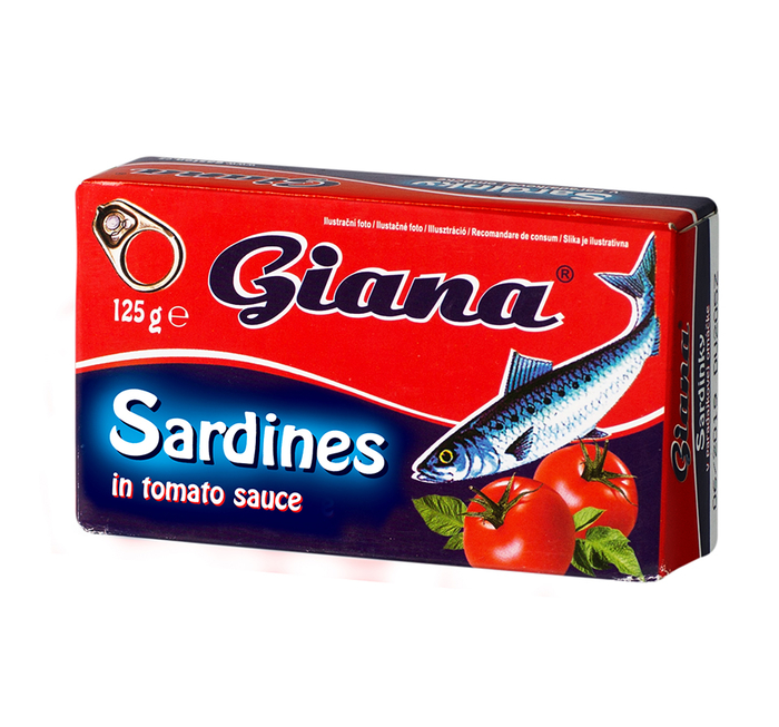 Sardines in tomato sauce 125g Gaston, s.r.o.